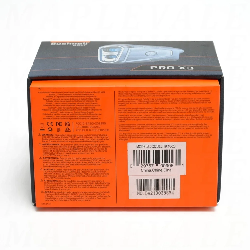 Bushnell Golf Pro X3 Laser Rangefinder w/ Slope 7x Mag 5-1300yds NEW IN BOX